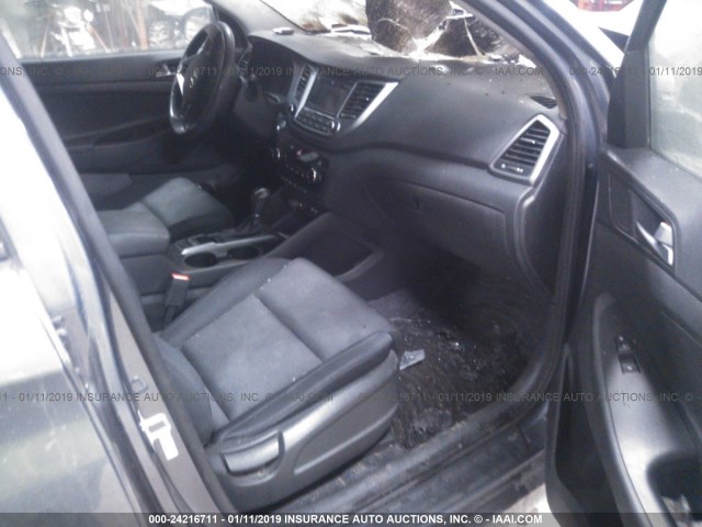 KM8J3CA24GU031487 - 2016 HYUNDAI TUCSON LIMITED/SPORT AND ECO/SE BLUE photo 5