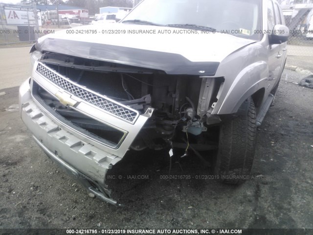 1GNFK23089R288670 - 2009 CHEVROLET TAHOE K1500 LT SILVER photo 6