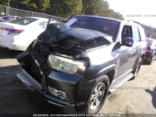 JTEZU5JR7A5011521 - 2010 TOYOTA 4RUNNER SR5/SPORT GRAY photo 2