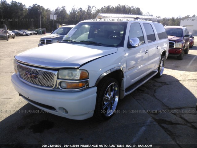 1GKFK66U52J263099 - 2002 GMC DENALI XL K1500 WHITE photo 2