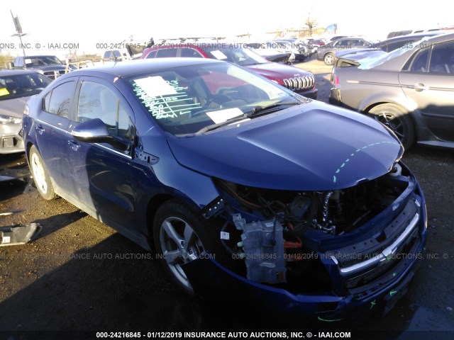 1G1RA6E43CU123994 - 2012 CHEVROLET VOLT BLUE photo 1