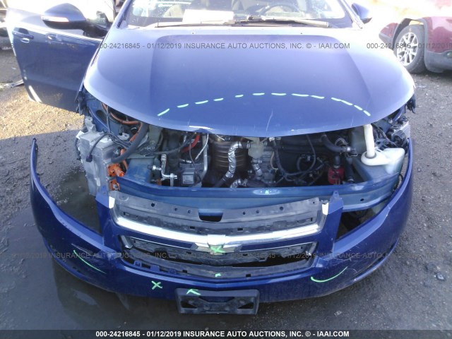 1G1RA6E43CU123994 - 2012 CHEVROLET VOLT BLUE photo 6