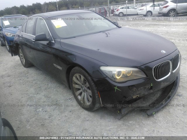 WBAKC6C52AC393345 - 2010 BMW 750 I/XDRIVE BLACK photo 1