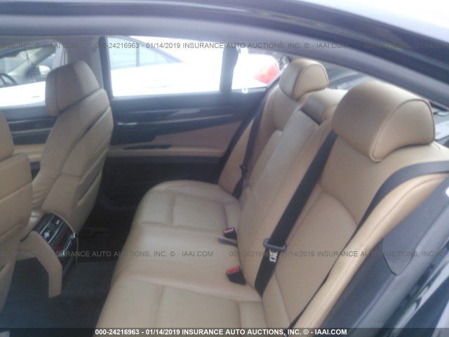 WBAKC6C52AC393345 - 2010 BMW 750 I/XDRIVE BLACK photo 8