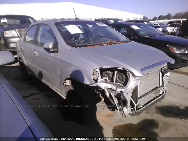 KL1TD5DE3BB203712 - 2011 CHEVROLET AVEO LS/LT SILVER photo 1