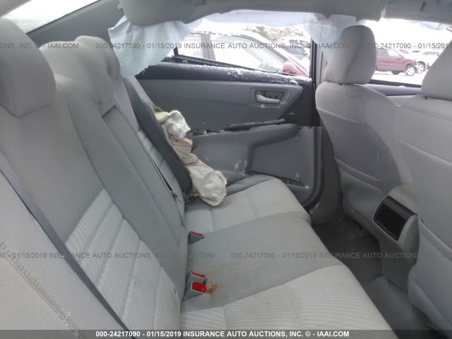 4T4BF1FK4GR575292 - 2016 TOYOTA CAMRY LE/XLE/SE/XSE 银色 照片 8