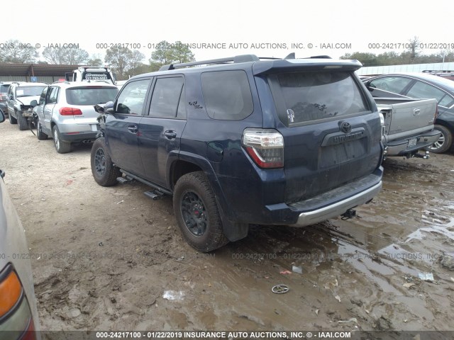 JTEBU5JR0K5612935 - 2019 TOYOTA 4RUNNER SR5/LIMITED/LIMITED NIGHT BLUE photo 3