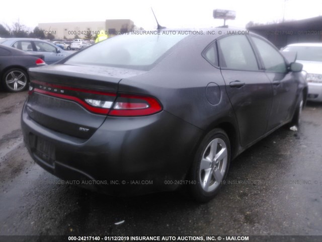 1C3CDFBB3GD667543 - 2016 DODGE DART SXT BLACK photo 4