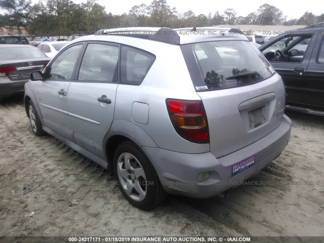 5Y2SL63835Z452127 - 2005 PONTIAC VIBE SILVER photo 3