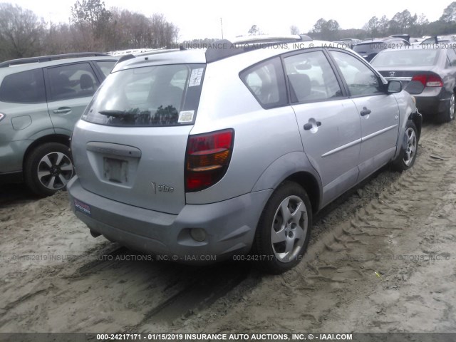 5Y2SL63835Z452127 - 2005 PONTIAC VIBE SILVER photo 4