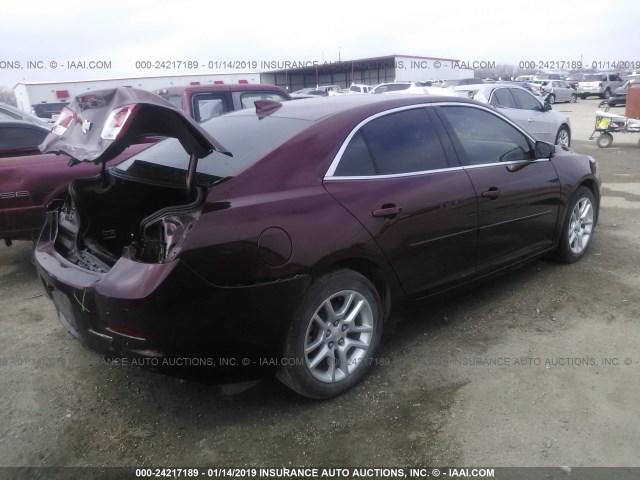 1G11C5SL4FF310117 - 2015 CHEVROLET MALIBU 1LT MAROON photo 4