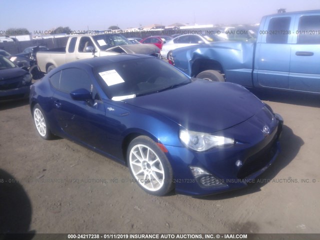 JF1ZNAA19D1735006 - 2013 TOYOTA SCION FR-S BLUE photo 1