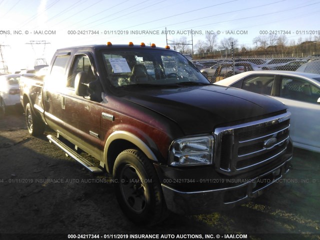 1FTWW30P76EA59047 - 2006 FORD F350 SRW SUPER DUTY RED photo 1