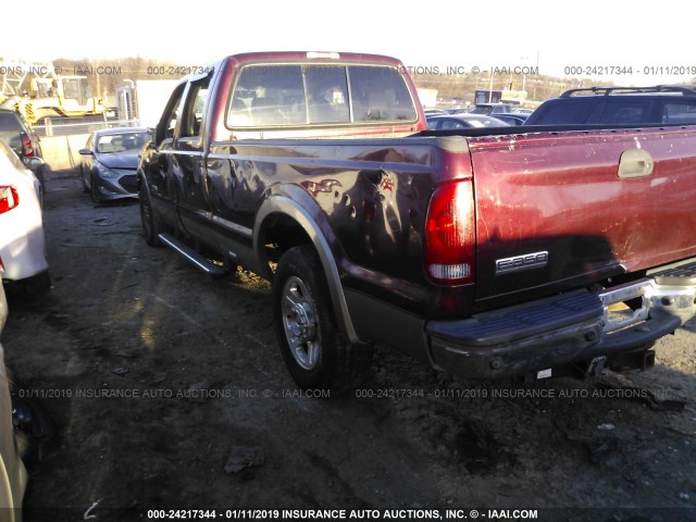 1FTWW30P76EA59047 - 2006 FORD F350 SRW SUPER DUTY RED photo 3