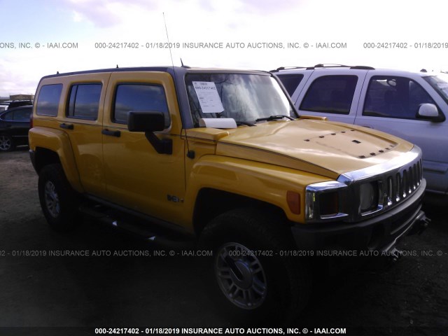 5GTDN136668192777 - 2006 HUMMER H3 YELLOW photo 1