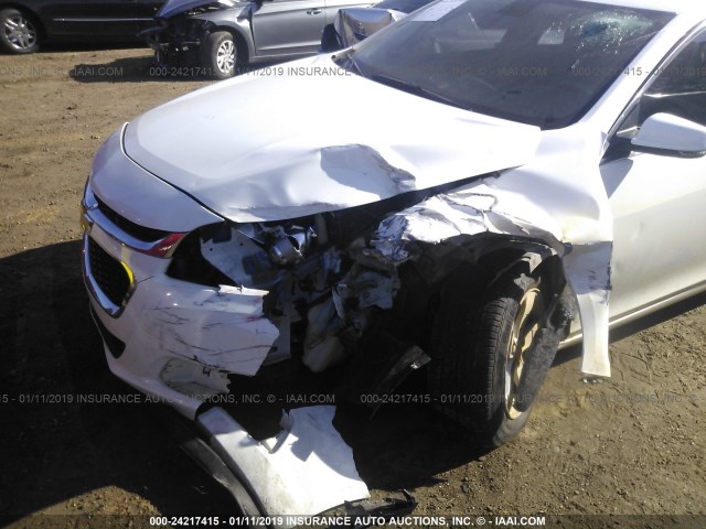 1G11C5SA6GF153996 - 2016 CHEVROLET MALIBU LIMITED LT WHITE photo 6