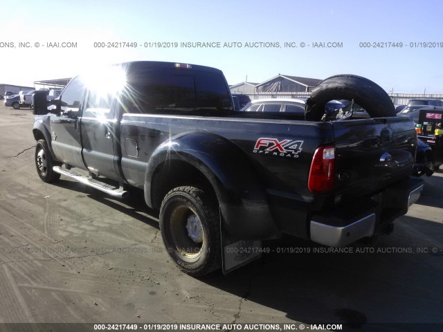 1FT8W3DT6GEB84929 - 2016 FORD F350 SUPER DUTY BLACK photo 3