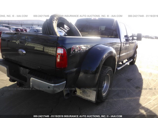 1FT8W3DT6GEB84929 - 2016 FORD F350 SUPER DUTY BLACK photo 4