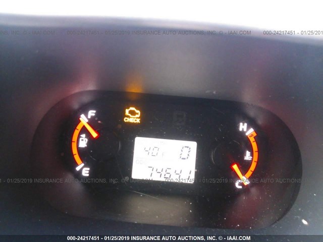 2T1GE40EX9C004675 - 2009 TOYOTA COROLLA MATRIX XRS SILVER photo 7