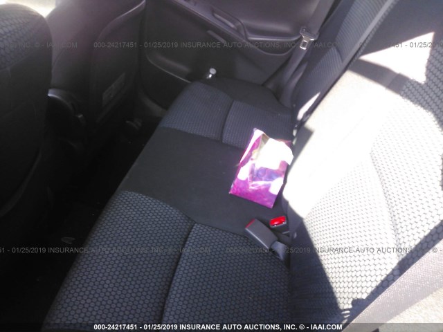 2T1GE40EX9C004675 - 2009 TOYOTA COROLLA MATRIX XRS SILVER photo 8