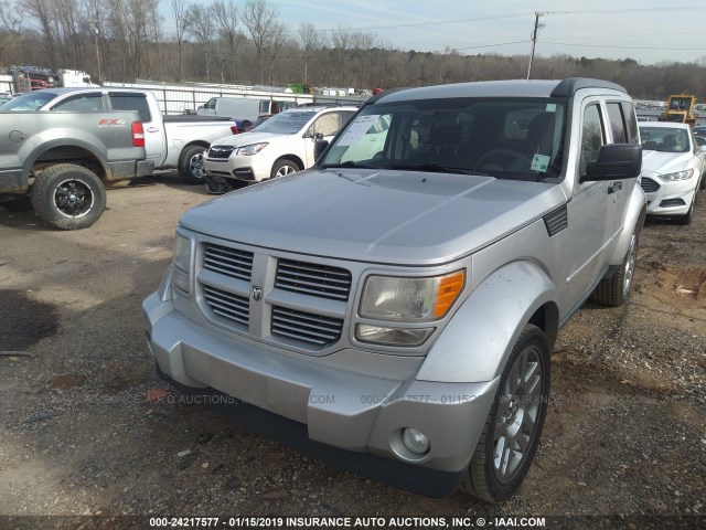 1D4PT4GK5BW587089 - 2011 DODGE NITRO HEAT SILVER photo 2