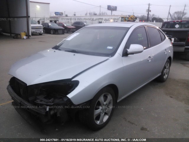 KMHDU46D19U654854 - 2009 HYUNDAI ELANTRA GLS/SE SILVER photo 2