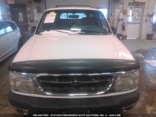 1FMZU73X1YZB39697 - 2000 FORD EXPLORER XLT WHITE photo 6