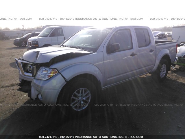 1N6AD0EV4JN736244 - 2018 NISSAN FRONTIER S/SV/SL/PRO-4X SILVER photo 2