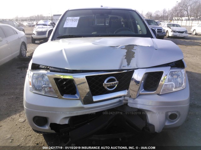 1N6AD0EV4JN736244 - 2018 NISSAN FRONTIER S/SV/SL/PRO-4X SILVER photo 6