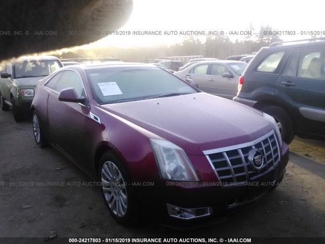 1G6DM1E39C0107733 - 2012 CADILLAC CTS PERFORMANCE COLLECTION Красный фото 1