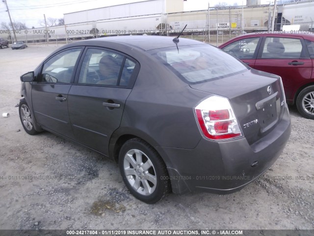 3N1AB61E47L713589 - 2007 NISSAN SENTRA 2.0/2.0S/2.0SL GRAY photo 3