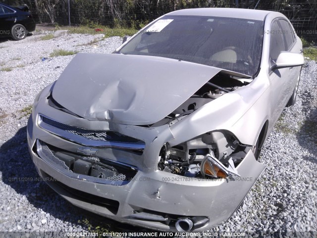 1G1ZE5EB8AF207047 - 2010 CHEVROLET MALIBU LTZ ოქროსფერი ფოტო 6