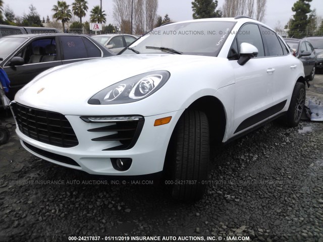 WP1AB2A53JLB34441 - 2018 PORSCHE MACAN S WHITE photo 2