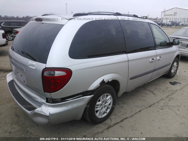 2D4GP44R73R384396 - 2003 DODGE GRAND CARAVAN SPORT SILVER photo 4