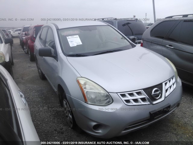 JN8AS5MT3DW038989 - 2013 NISSAN ROGUE S/SV SILVER photo 1