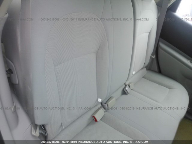 JN8AS5MT3DW038989 - 2013 NISSAN ROGUE S/SV SILVER photo 8