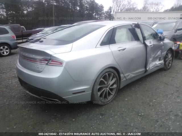 3LN6L5FC1HR631668 - 2017 LINCOLN MKZ RESERVE SILVER photo 4