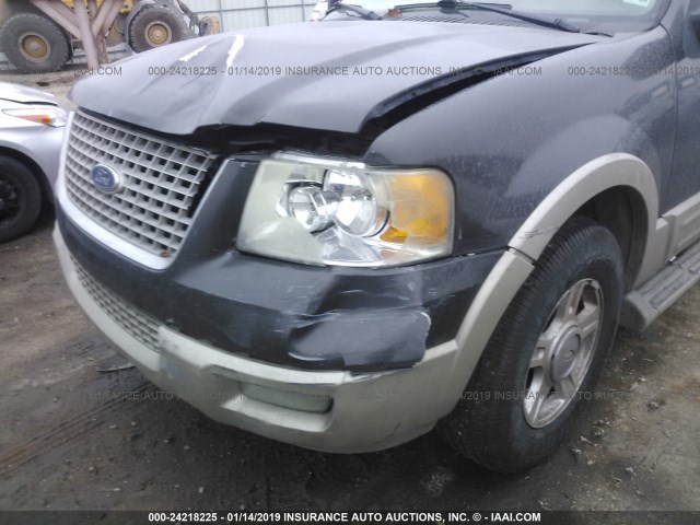 1FMPU17596LA92853 - 2006 FORD EXPEDITION EDDIE BAUER GRAY photo 6