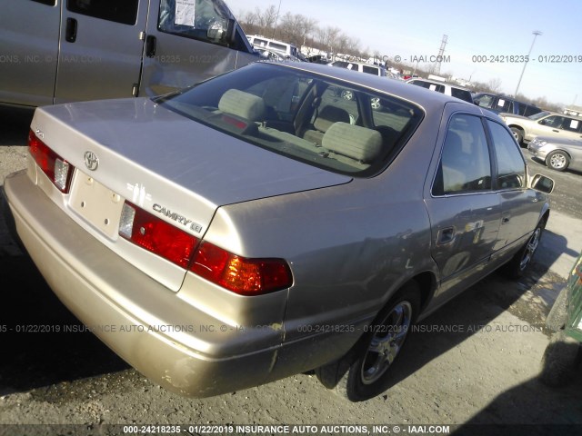 4T1BG22K5YU667970 - 2000 TOYOTA CAMRY CE/LE/XLE GOLD photo 4