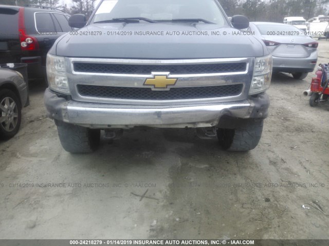 3GCPKSE77CG188509 - 2012 CHEVROLET SILVERADO K1500 LT BLUE photo 6