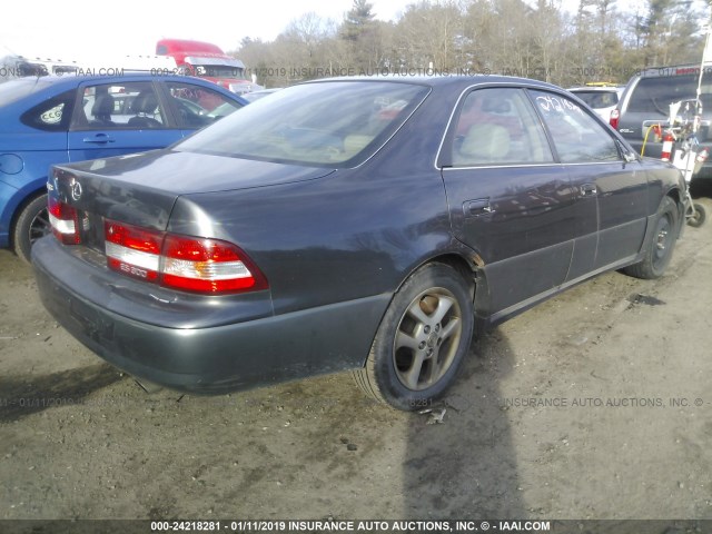 JT8BF28G010325803 - 2001 LEXUS ES 300 GRAY photo 4