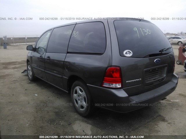 2FMZA50645BA31470 - 2005 FORD FREESTAR S GRAY photo 3