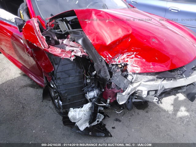 JNKCV66E09M723775 - 2009 INFINITI G37 SPORT RED photo 6