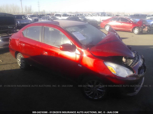 ML32F3FJ1JHF05627 - 2018 MITSUBISHI MIRAGE G4 ES Красный фото 1