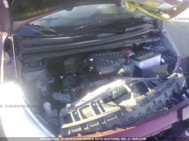 ML32F3FJ1JHF05627 - 2018 MITSUBISHI MIRAGE G4 ES Красный фото 10