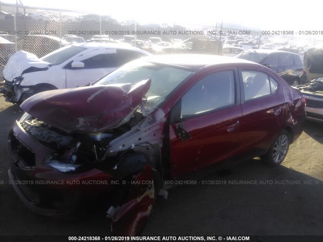 ML32F3FJ1JHF05627 - 2018 MITSUBISHI MIRAGE G4 ES Красный фото 2