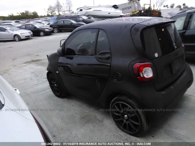 WMEFJ5DA9GK056302 - 2016 SMART FORTWO BLACK photo 3