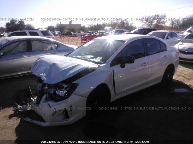 JF1GJAA60EH025970 - 2014 SUBARU IMPREZA WHITE photo 2