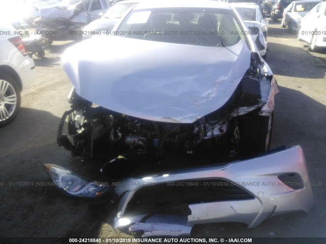 KMHDH4AE1DU637565 - 2013 HYUNDAI ELANTRA SILVER photo 6