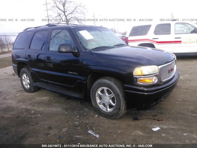 1GKEK63U62J142176 - 2002 GMC DENALI BLACK photo 1